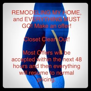 Remodeling my house- closet clean out!